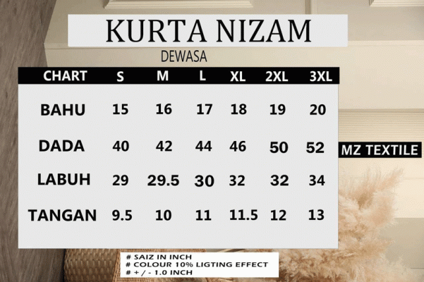 Kurta Nizam Purple Brown Dewasa Mz Textile